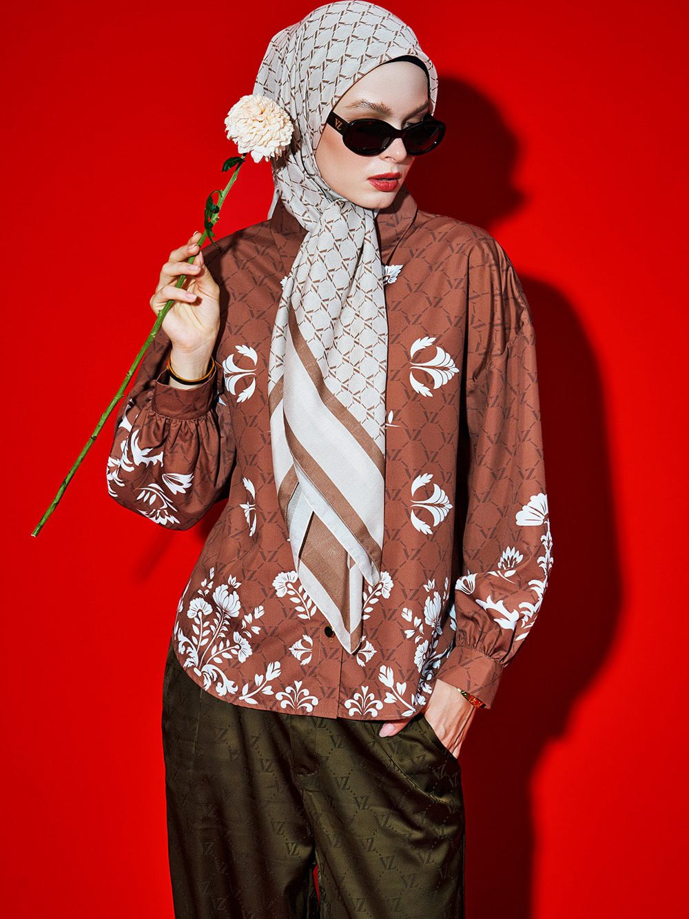 VZ Nourelle Top - Brown