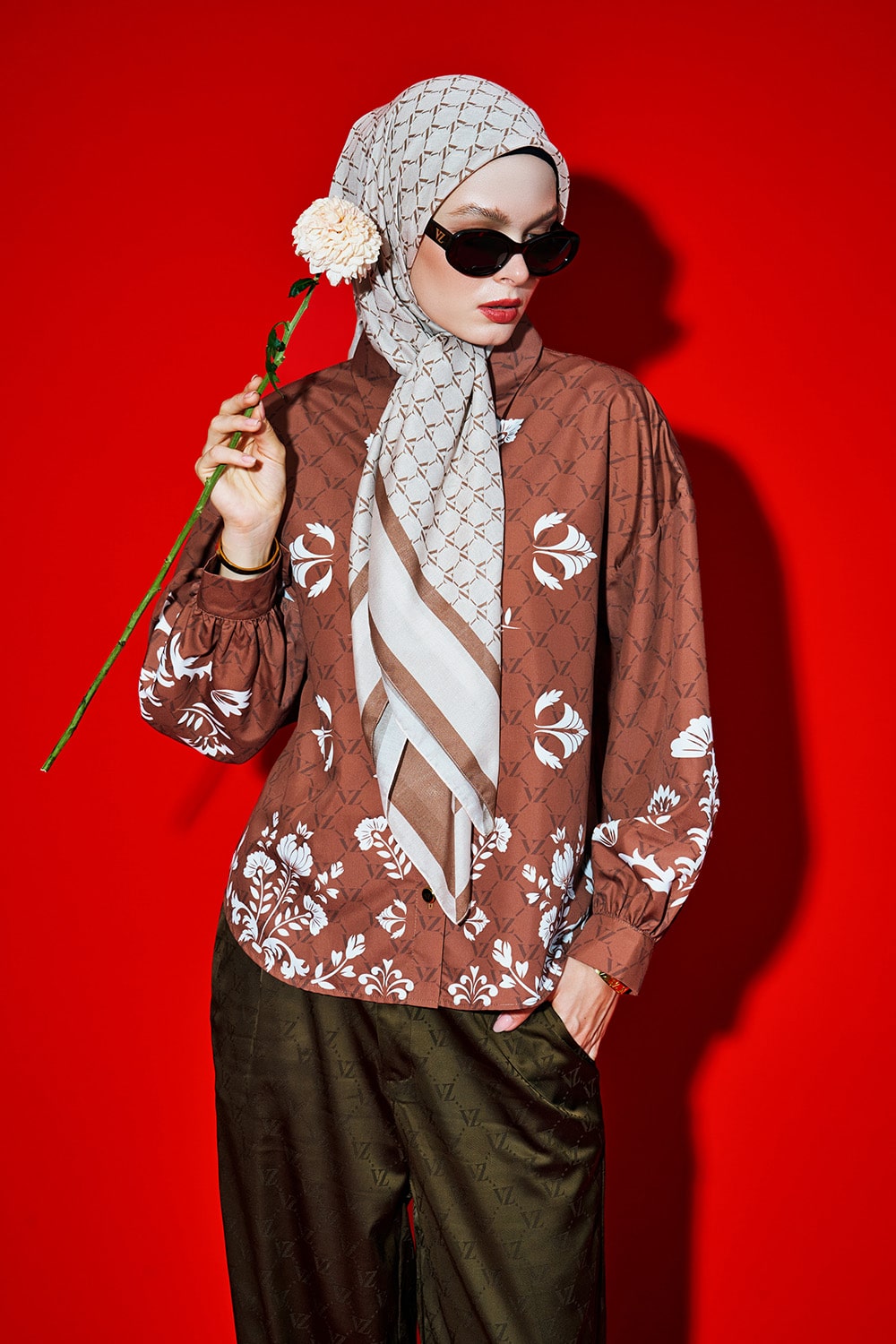 VZ Nourelle Top - Brown