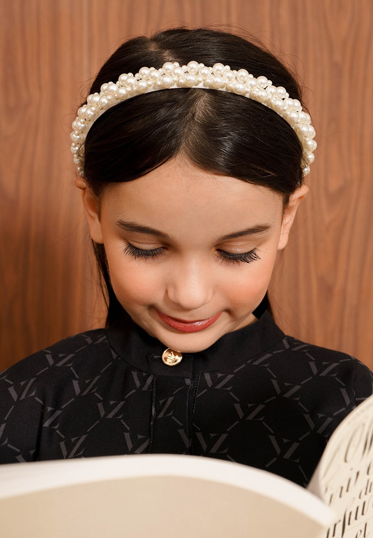 VZ Qaisyaraa Little Kaftan - Black - Image 4