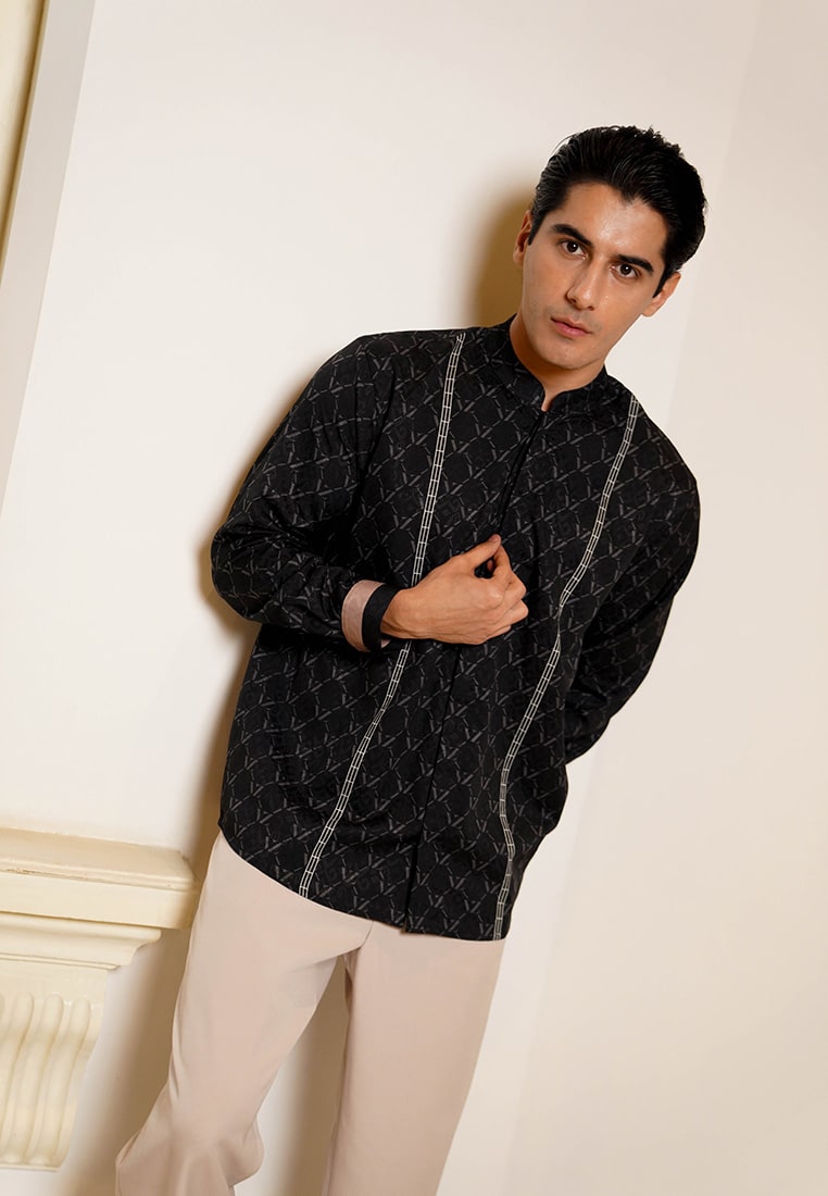 VZ Qaisyaraa Long Shirt - Black - Image 3