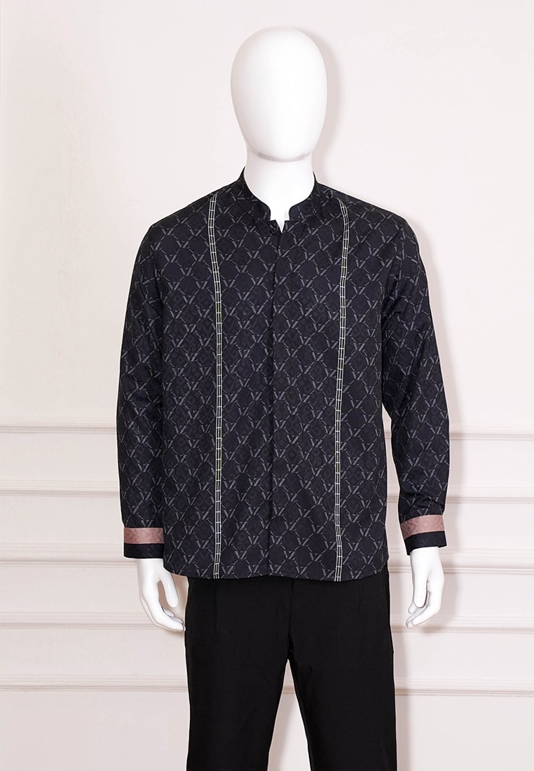VZ Qaisyaraa Long Shirt - Black
