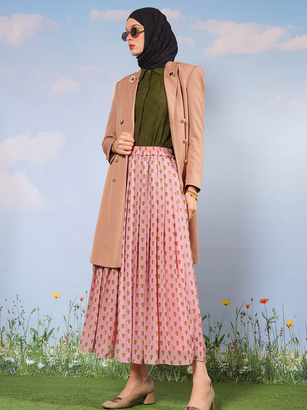 VZ Selviora Skirt - Pale Pink