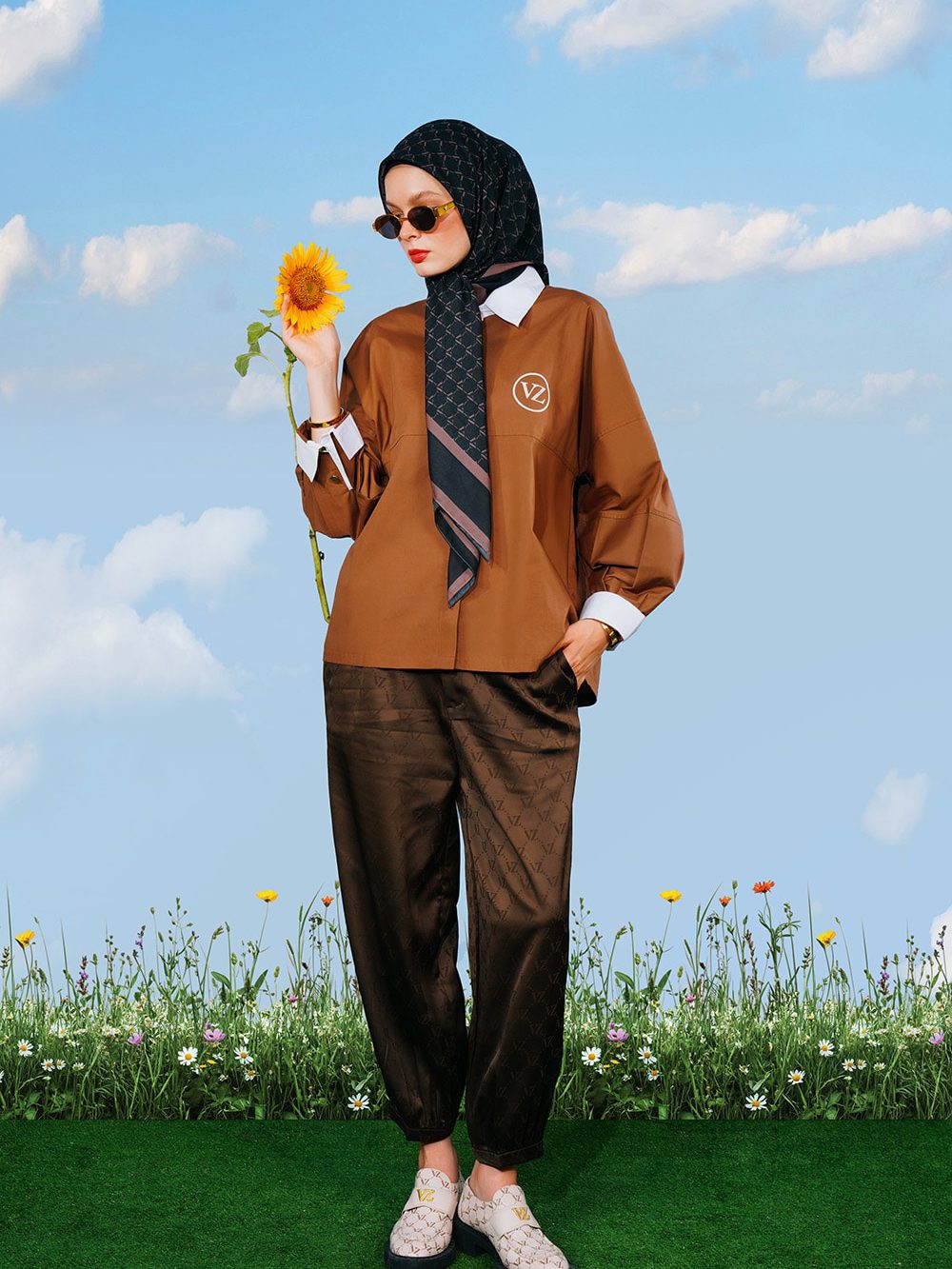 VZ Waverlyn Top - Chestnut