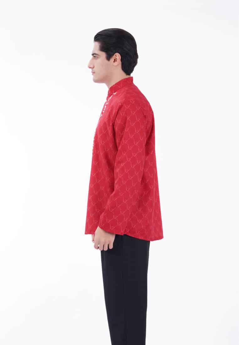 Monogram Lineage Shirt - Red - Image 3