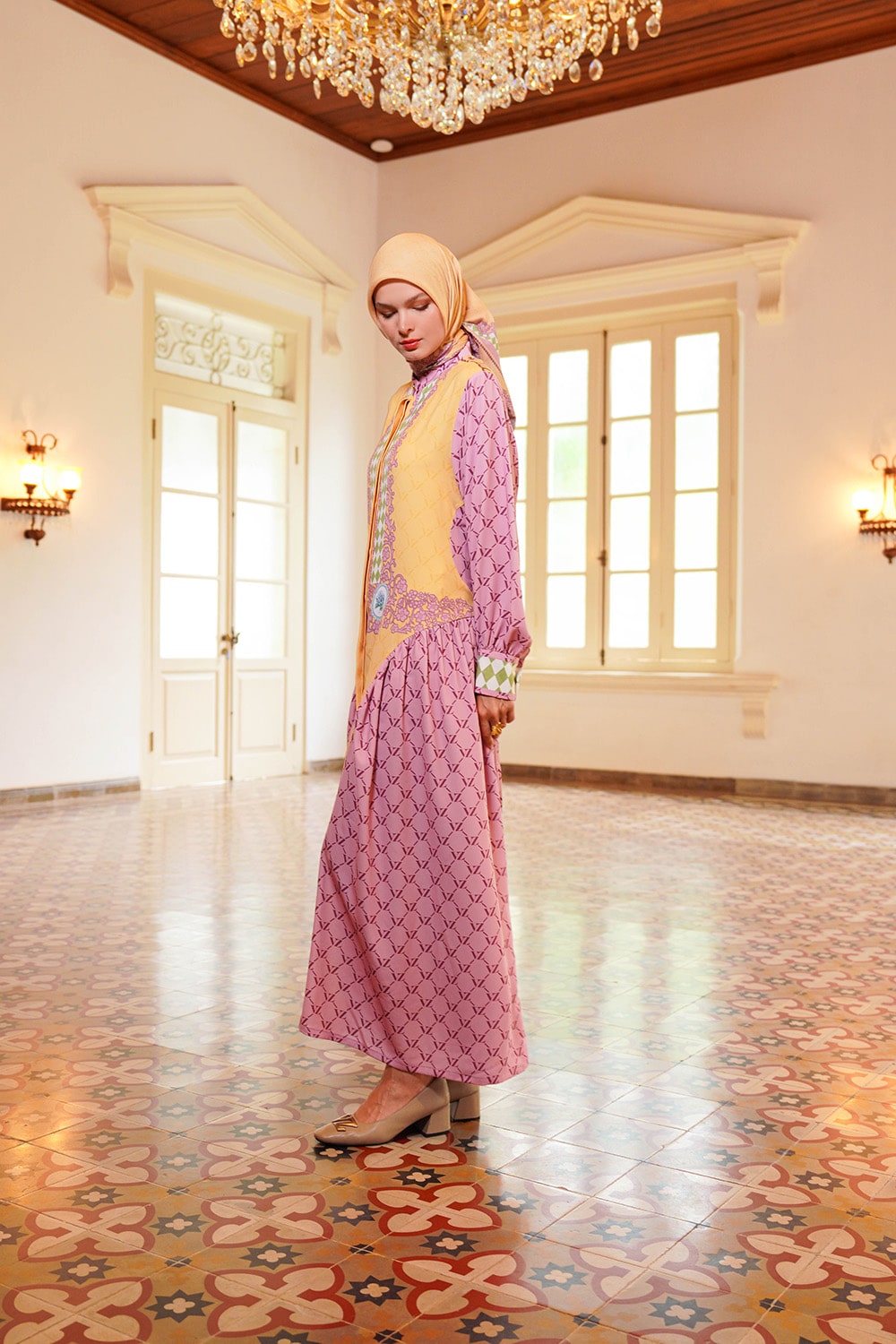 VZ Clemyra Dress - Mustard - Image 4