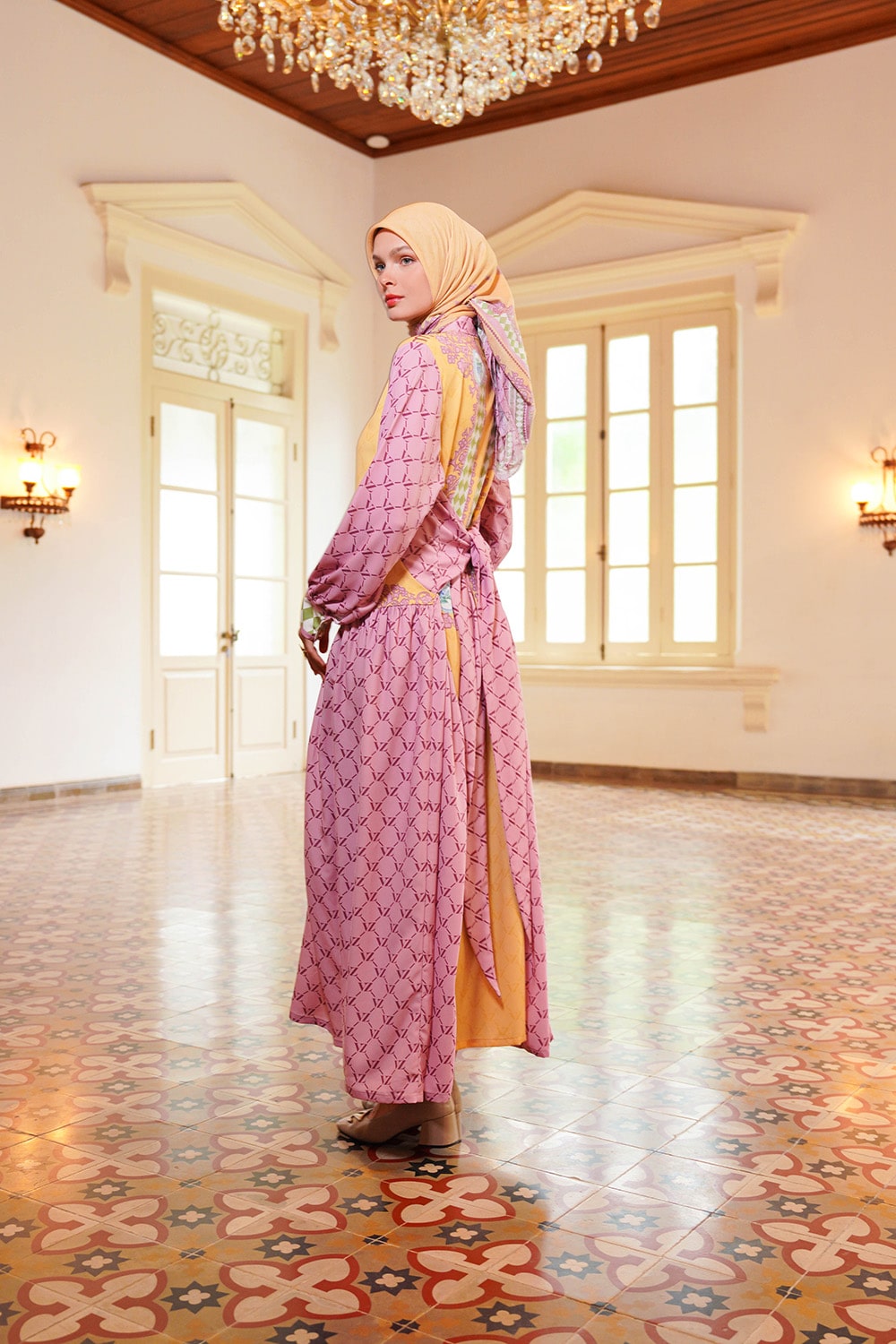 VZ Clemyra Dress - Mustard - Image 5