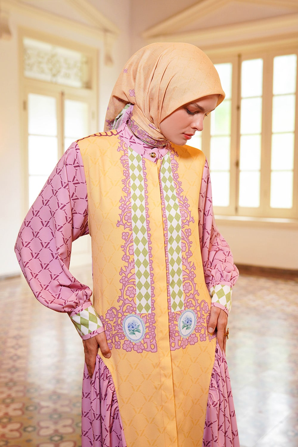 VZ Clemyra Dress - Mustard - Image 3