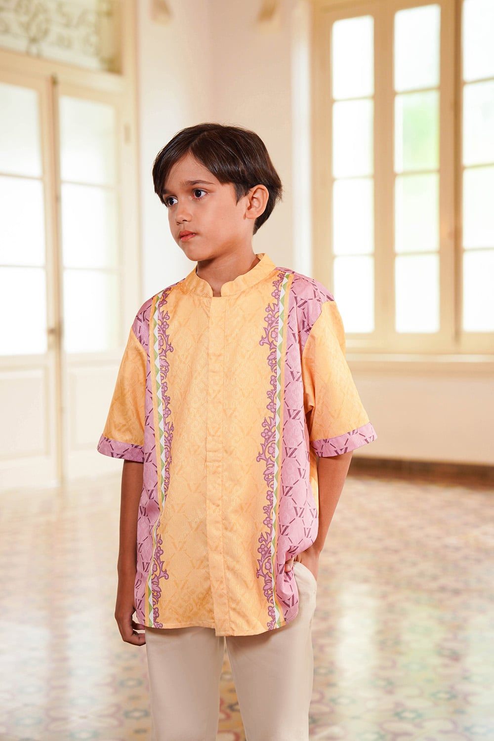 VZ Clemyra Shirt Boy - Mustard - Image 4