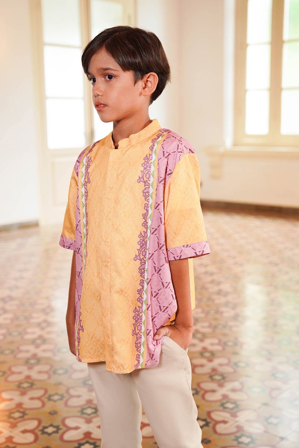 VZ Clemyra Shirt Boy - Mustard - Image 5