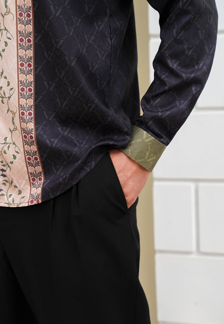 VZ Hannaquin Long Shirt - Black Olive - Image 7