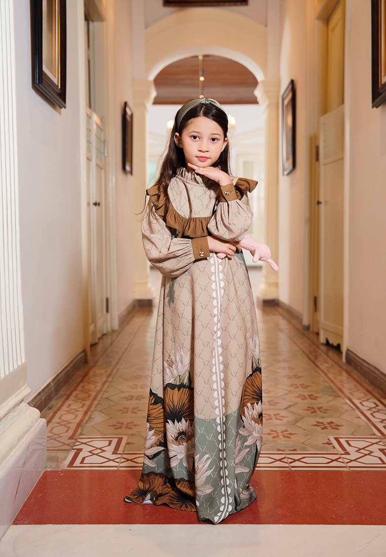 VZ Luminette Little Dress - Pomelo Olive