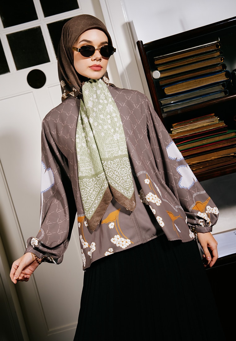 VZ Qaisyaraa Scarf - Olive