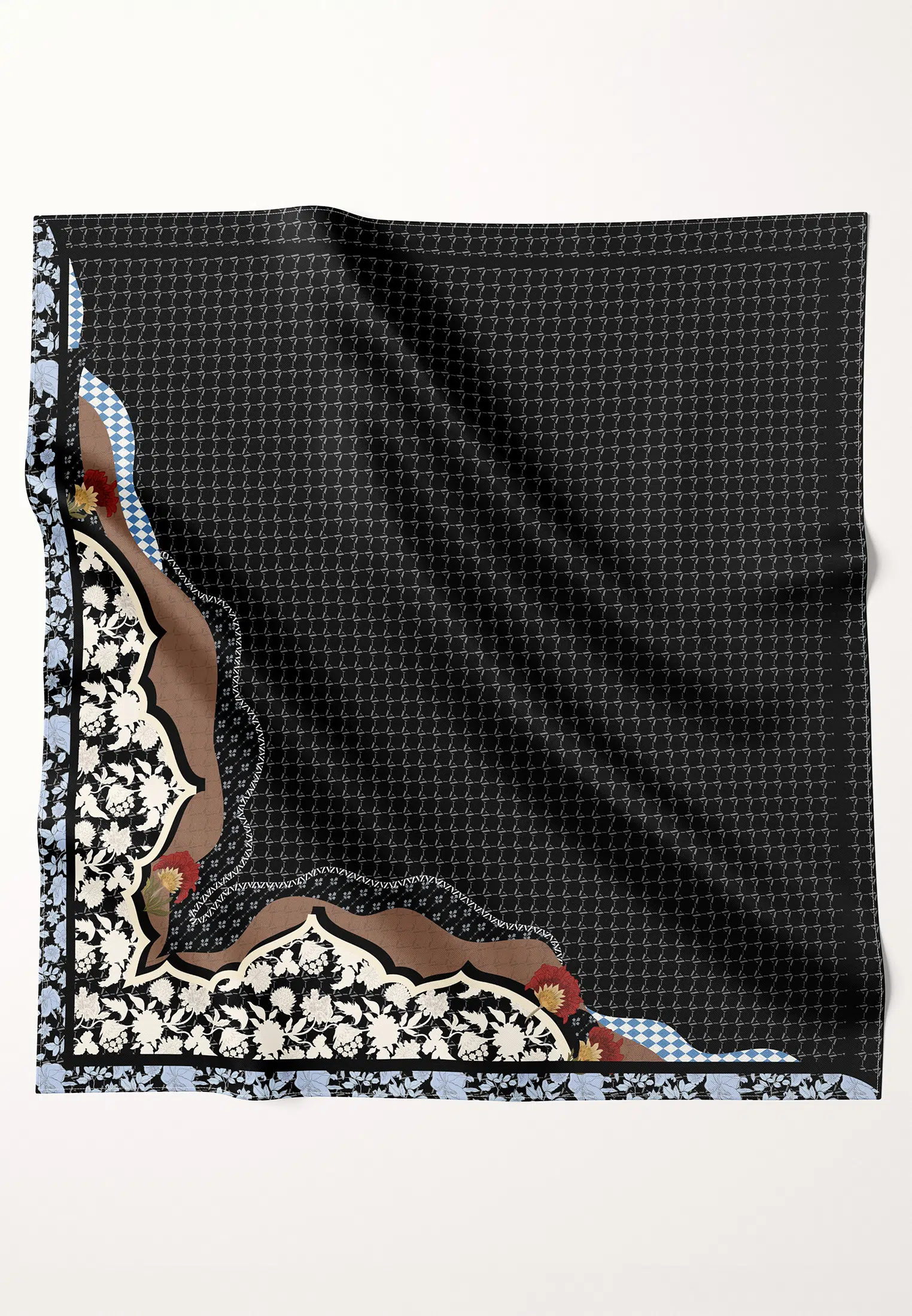VZ Elowen Scarf - Black Snow