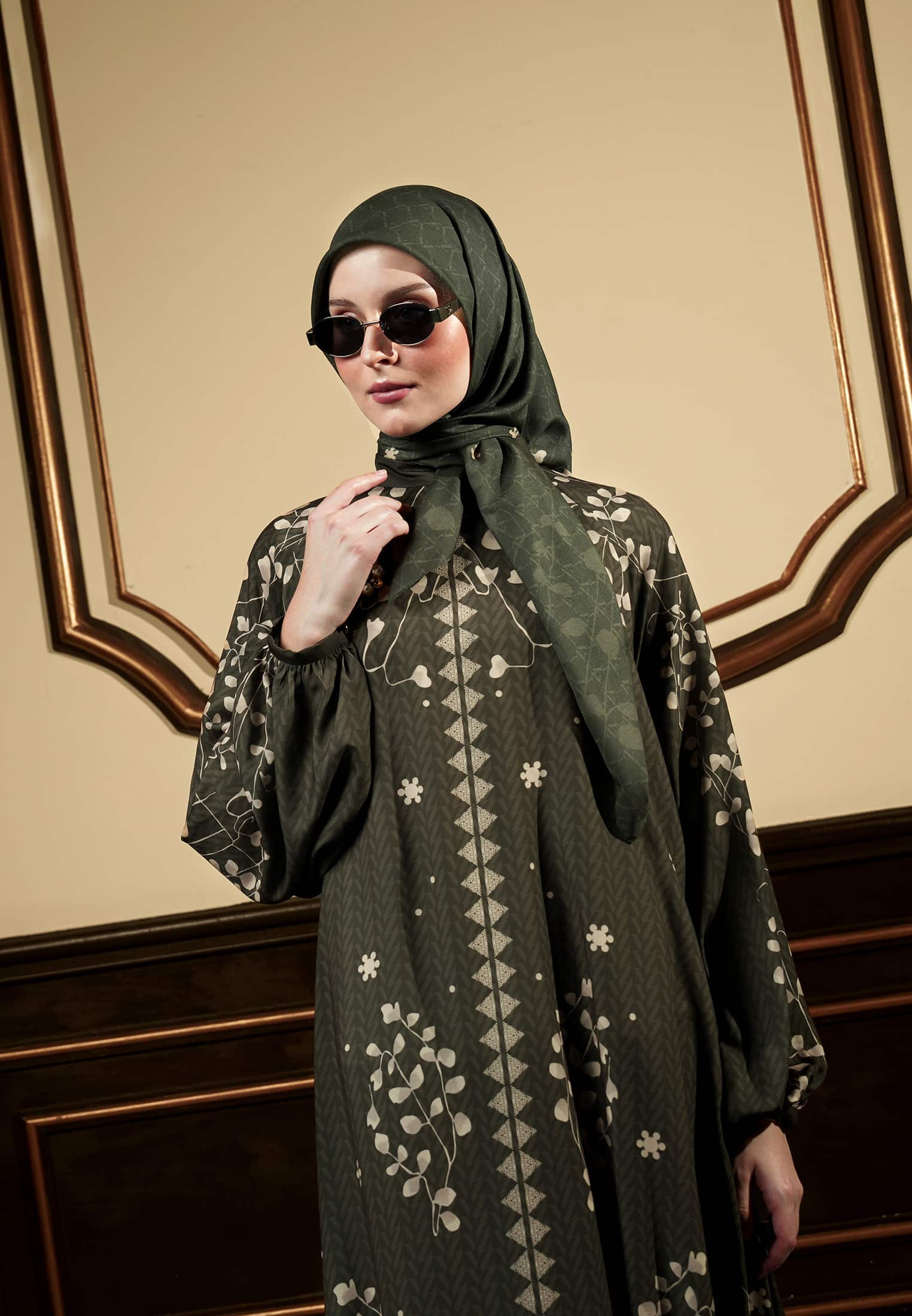 VZ Lunavie Dress - Olive - Image 3