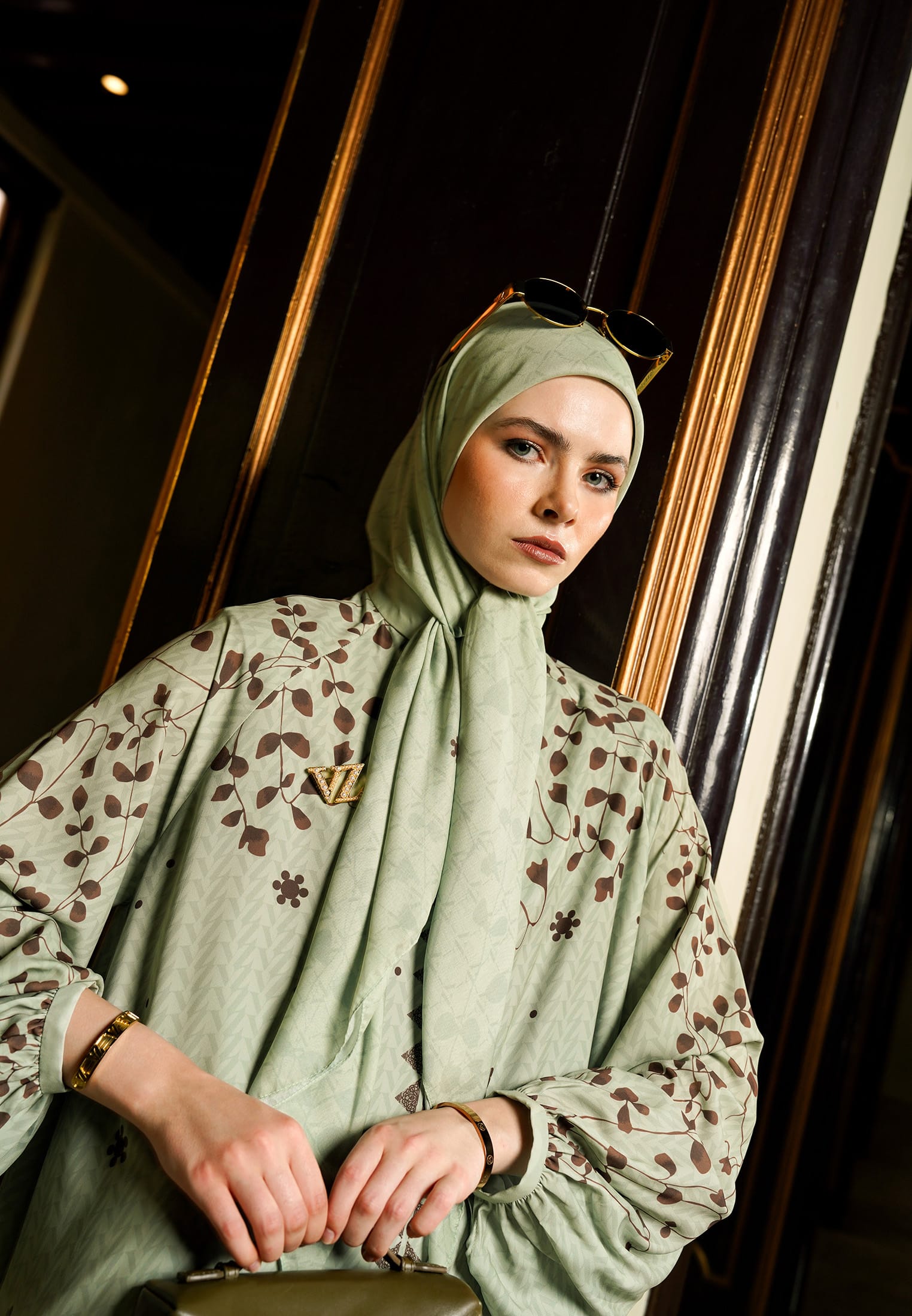 VZ Lunavie Dress - Sage Green - Image 7