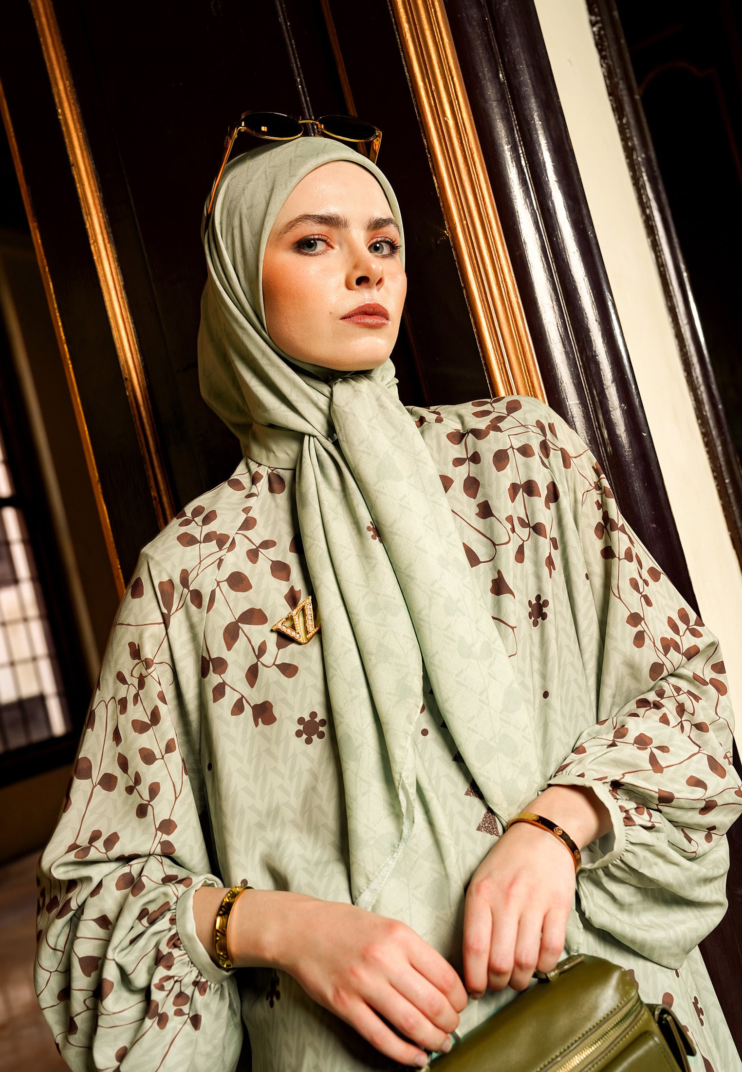 VZ Lunavie Dress - Sage Green - Image 3