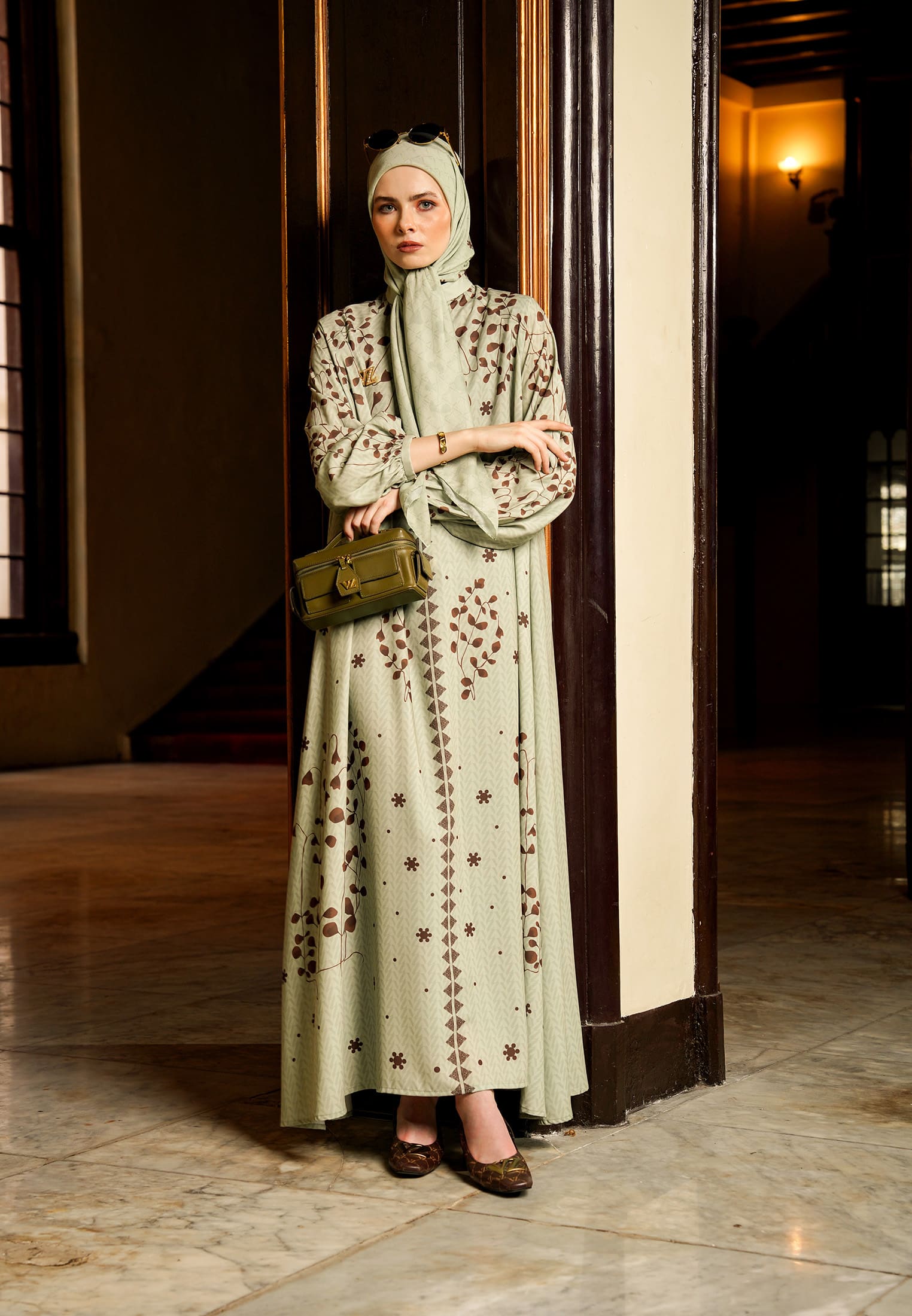 VZ Lunavie Dress - Sage Green