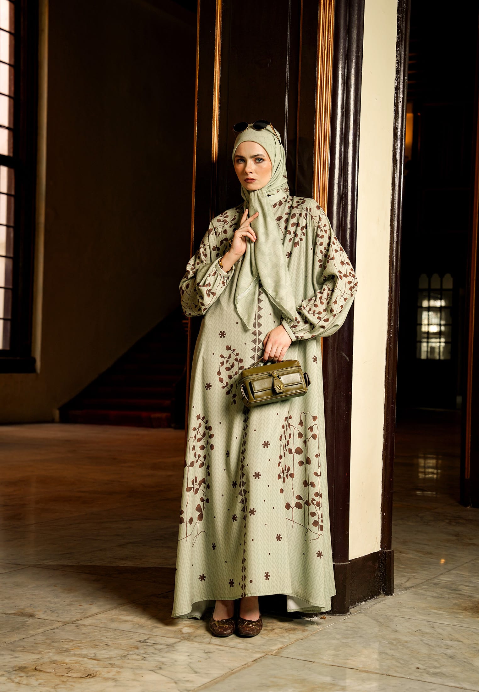 VZ Lunavie Dress - Sage Green - Image 2