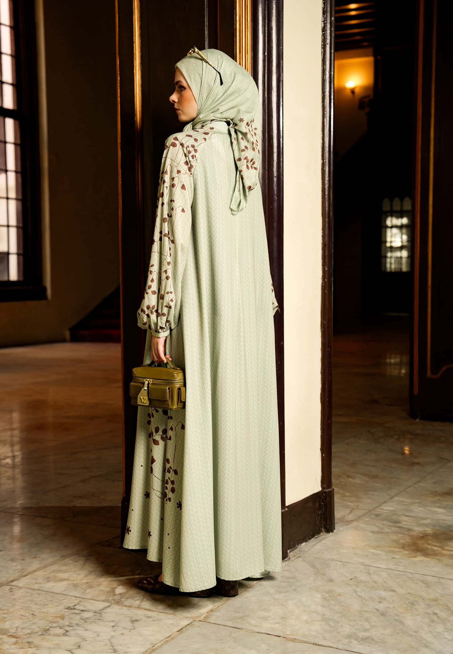 VZ Lunavie Dress - Sage Green - Image 9