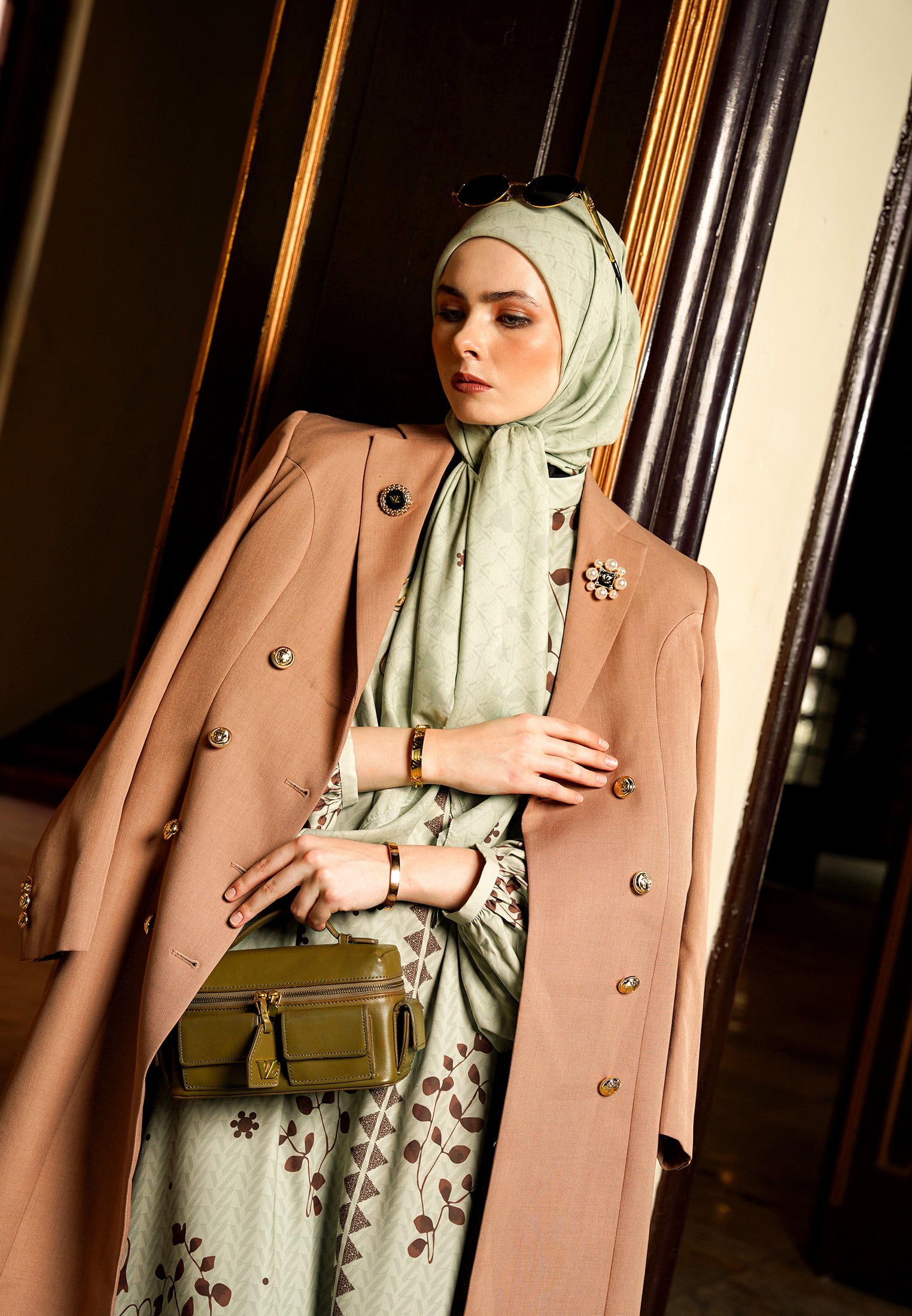 VZ Lunavie Dress - Sage Green - Image 6