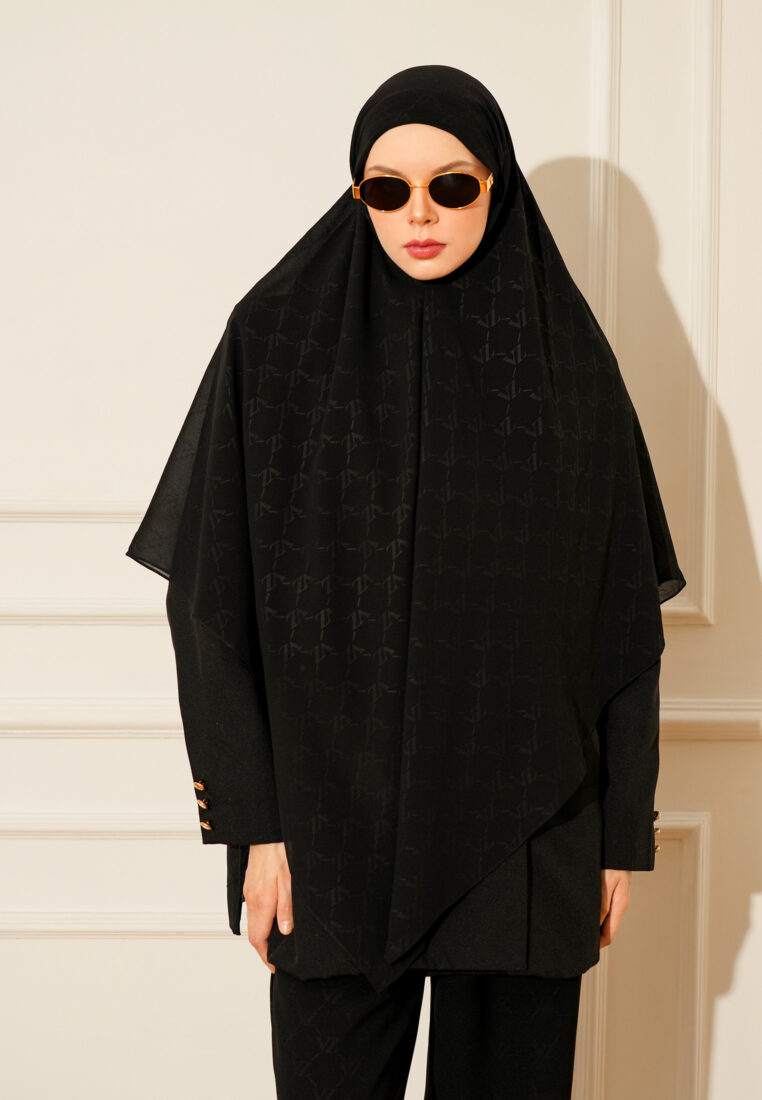 VZ Signature Embossed Khiban - Black