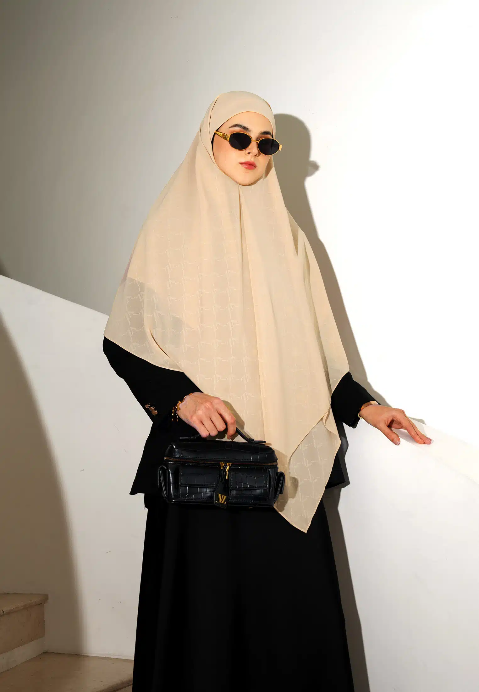 VZ Signature Embossed Khiban-Buttercream