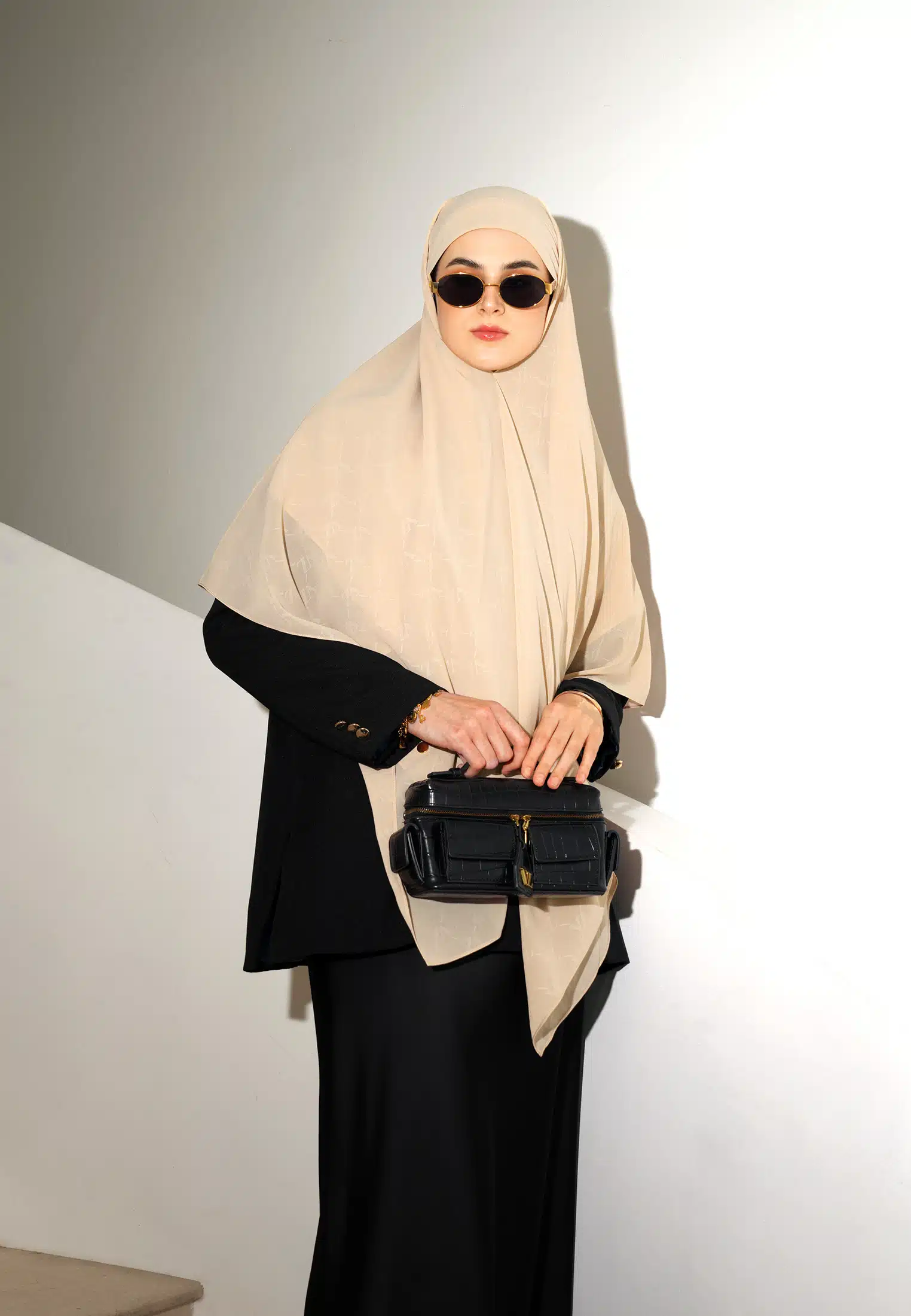 VZ Signature Embossed Khiban-Buttercream - Image 2