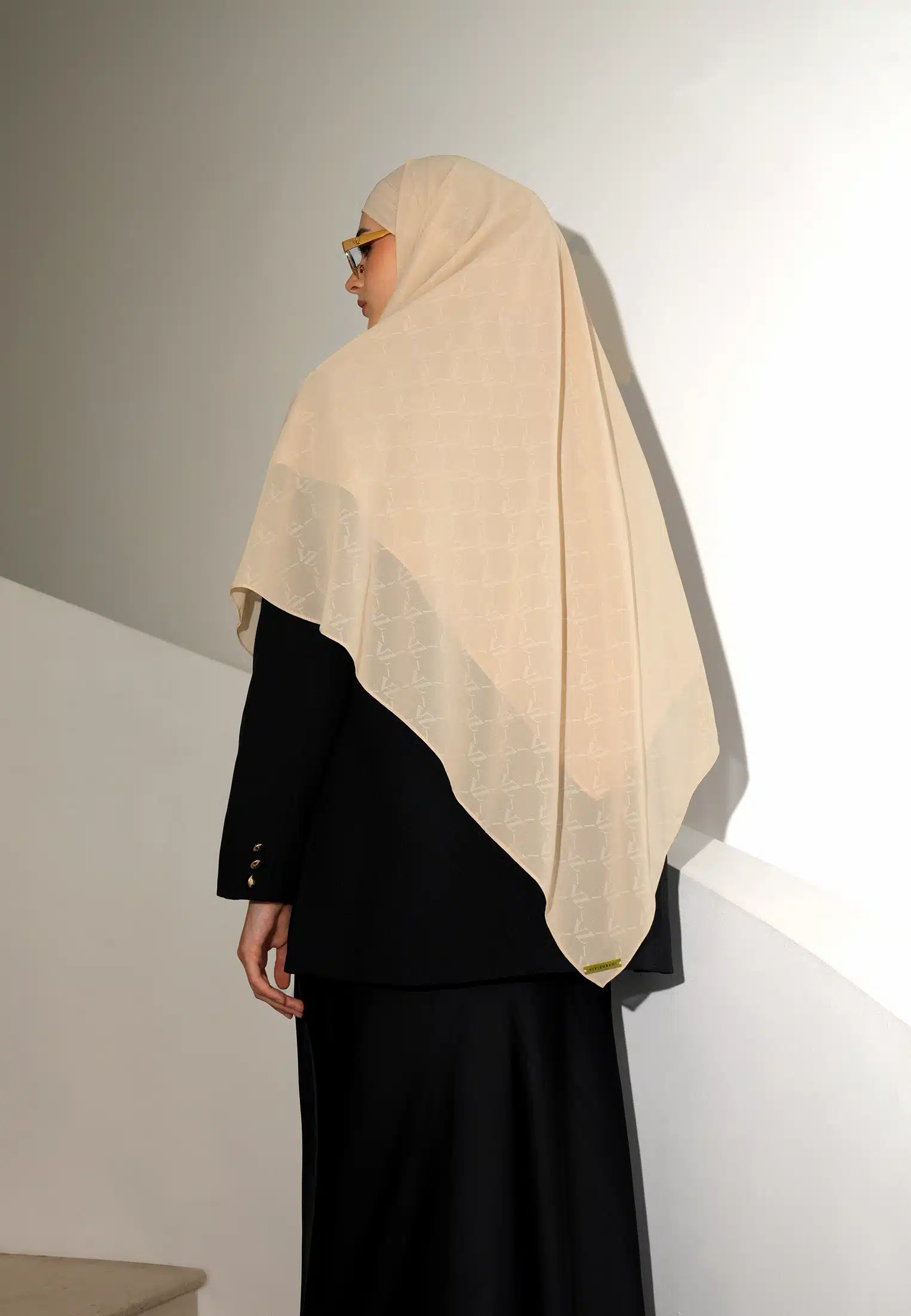 VZ Signature Embossed Khiban-Buttercream - Image 7