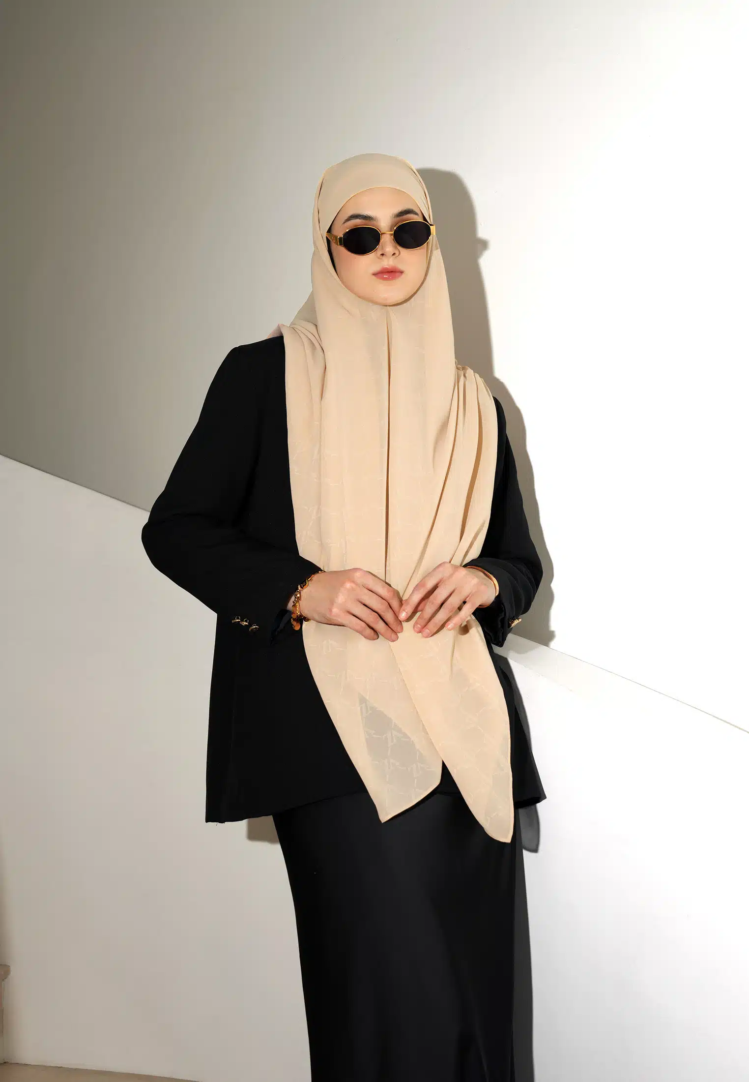 VZ Signature Embossed Khiban-Buttercream - Image 6