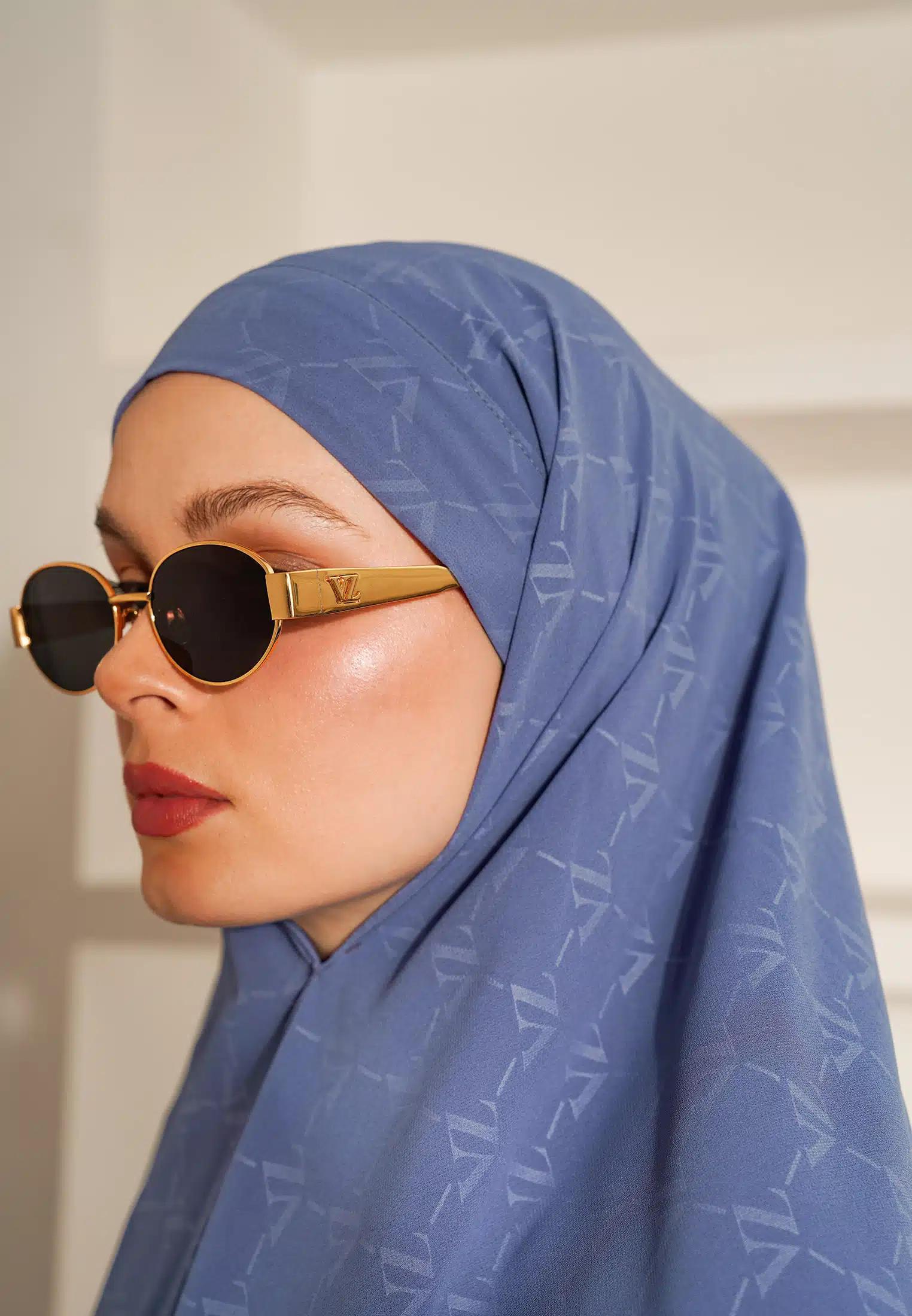 VZ Signature Embossed Khiban - Stone Blue - Image 4