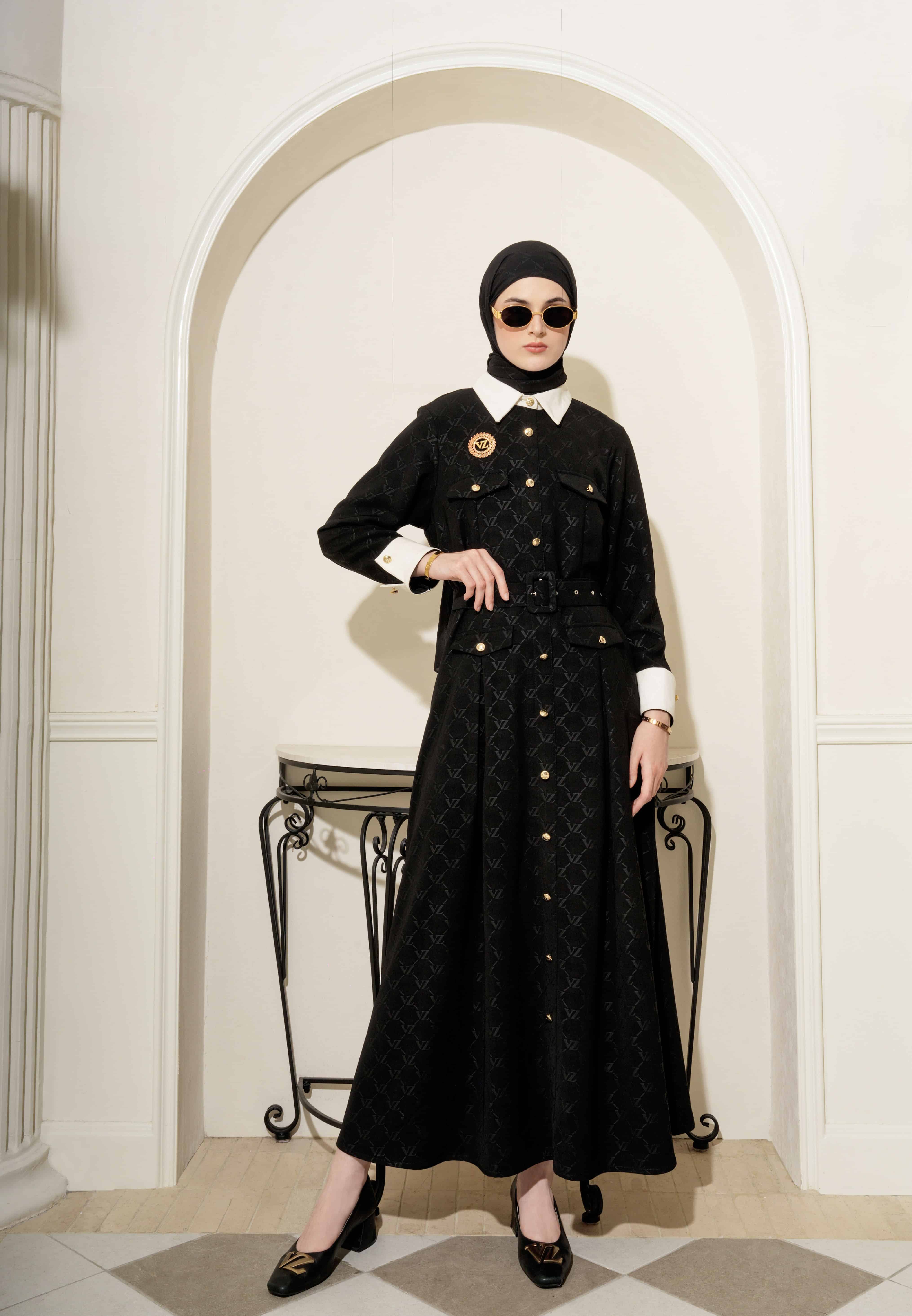 VZ Eleanor Dress - Black - Image 2