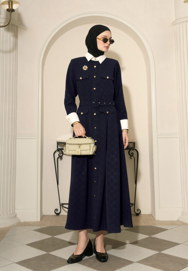 VZ Eleanor Dress - Navy