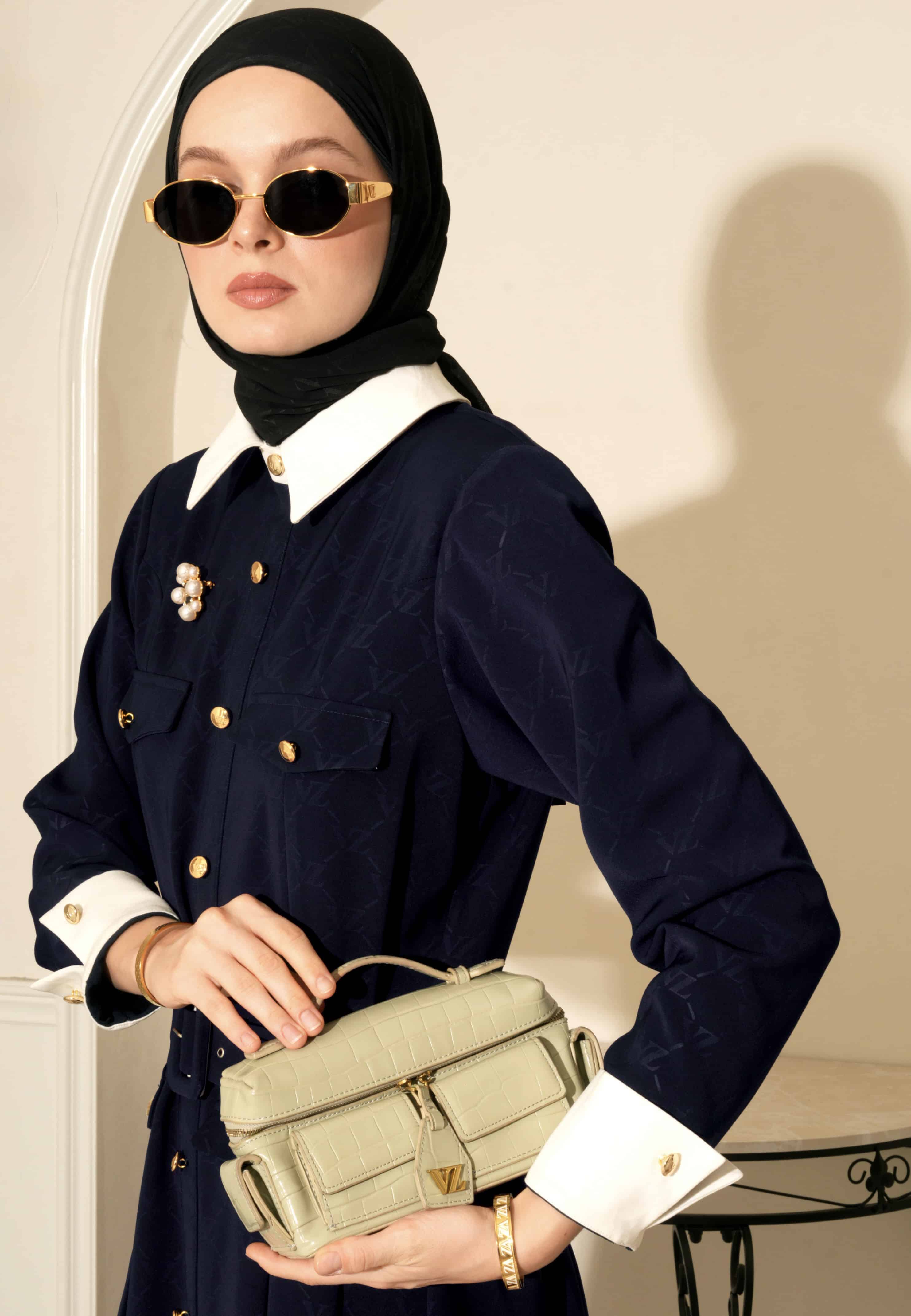 VZ Eleanor Dress - Navy - Image 9
