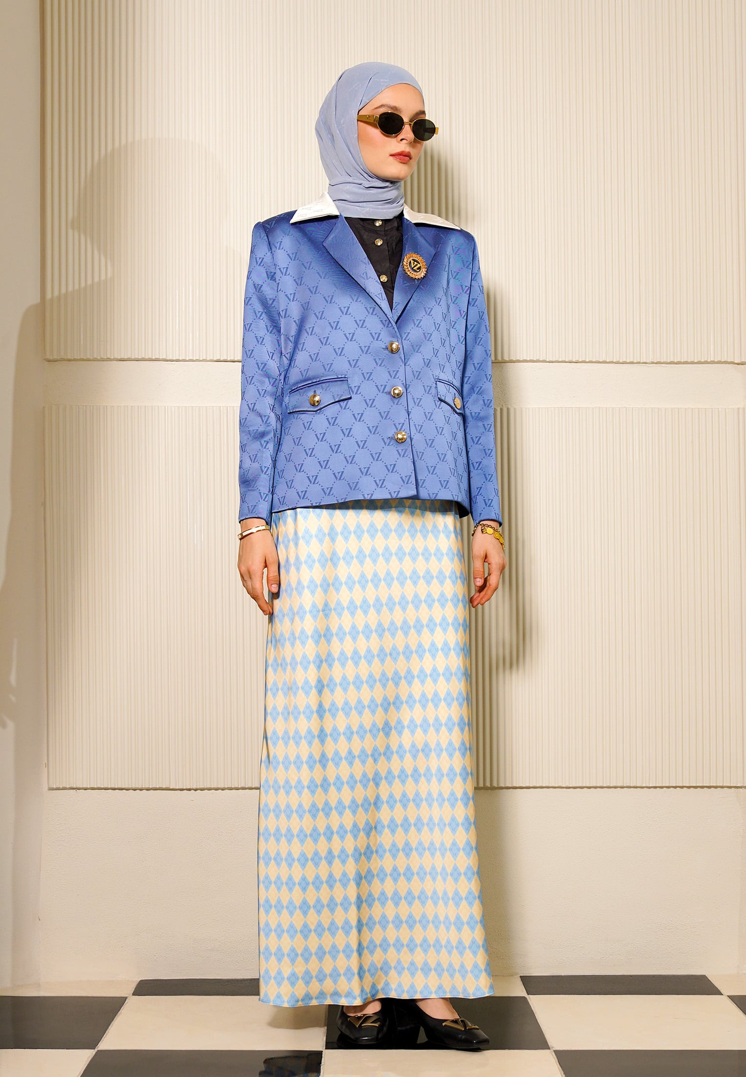 VZ Aelisse Skirt - Powder Blue - Image 5