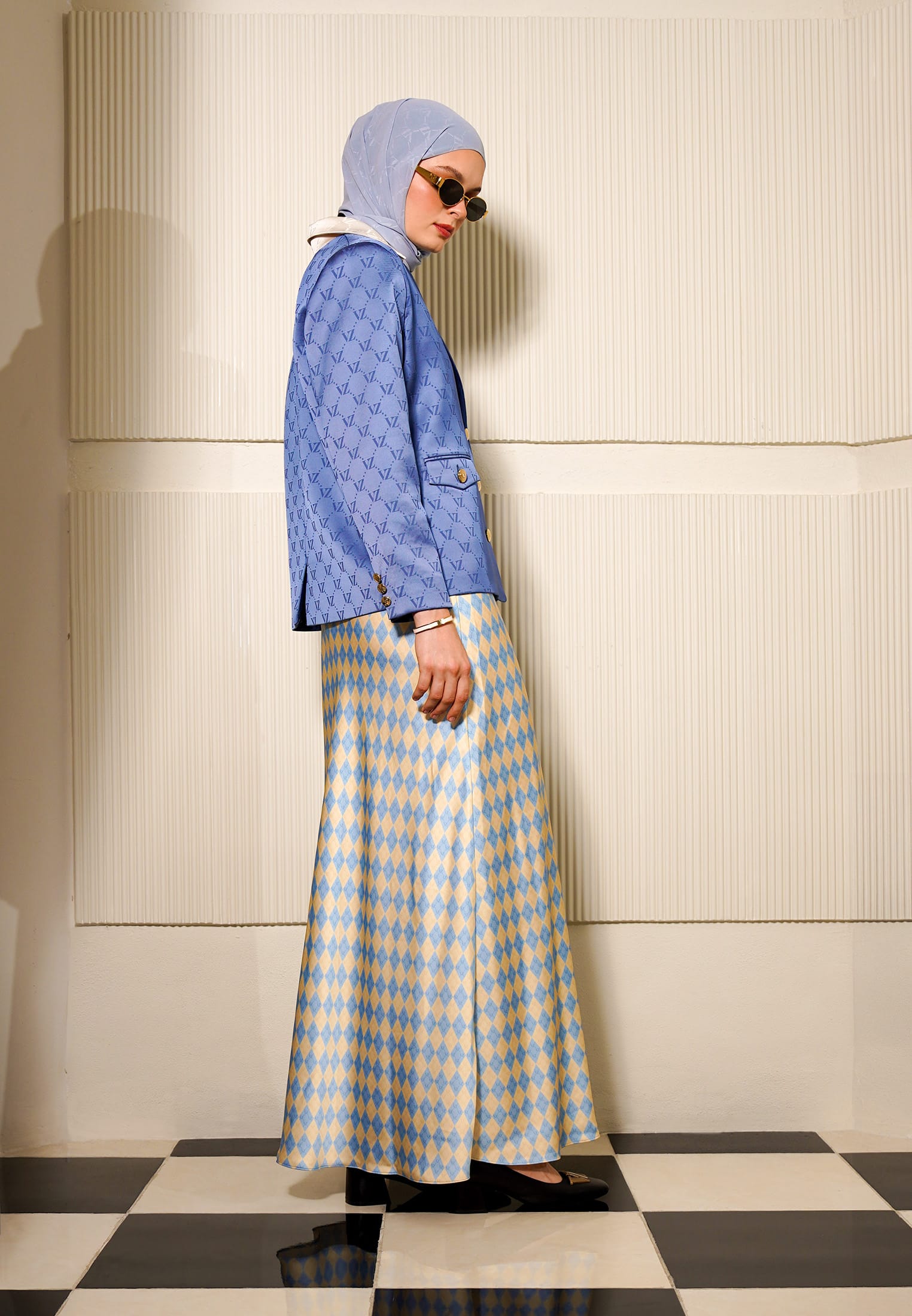 VZ Aelisse Skirt - Powder Blue - Image 8