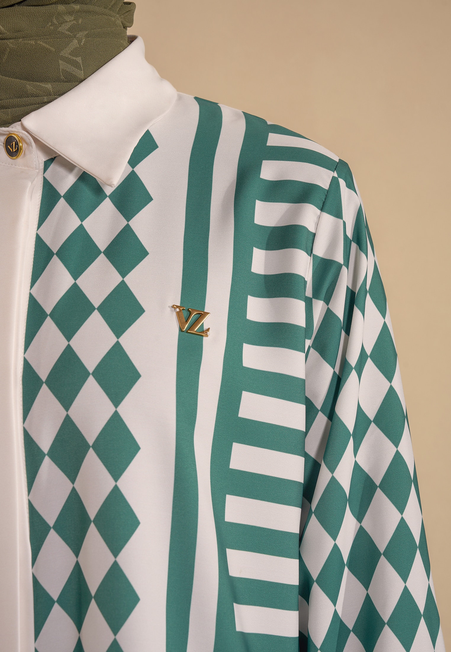 VZ Aelisse Top - Forest Green - Image 9
