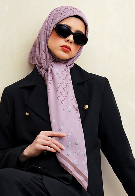 VZ Delune Scarf - Pearl Blush