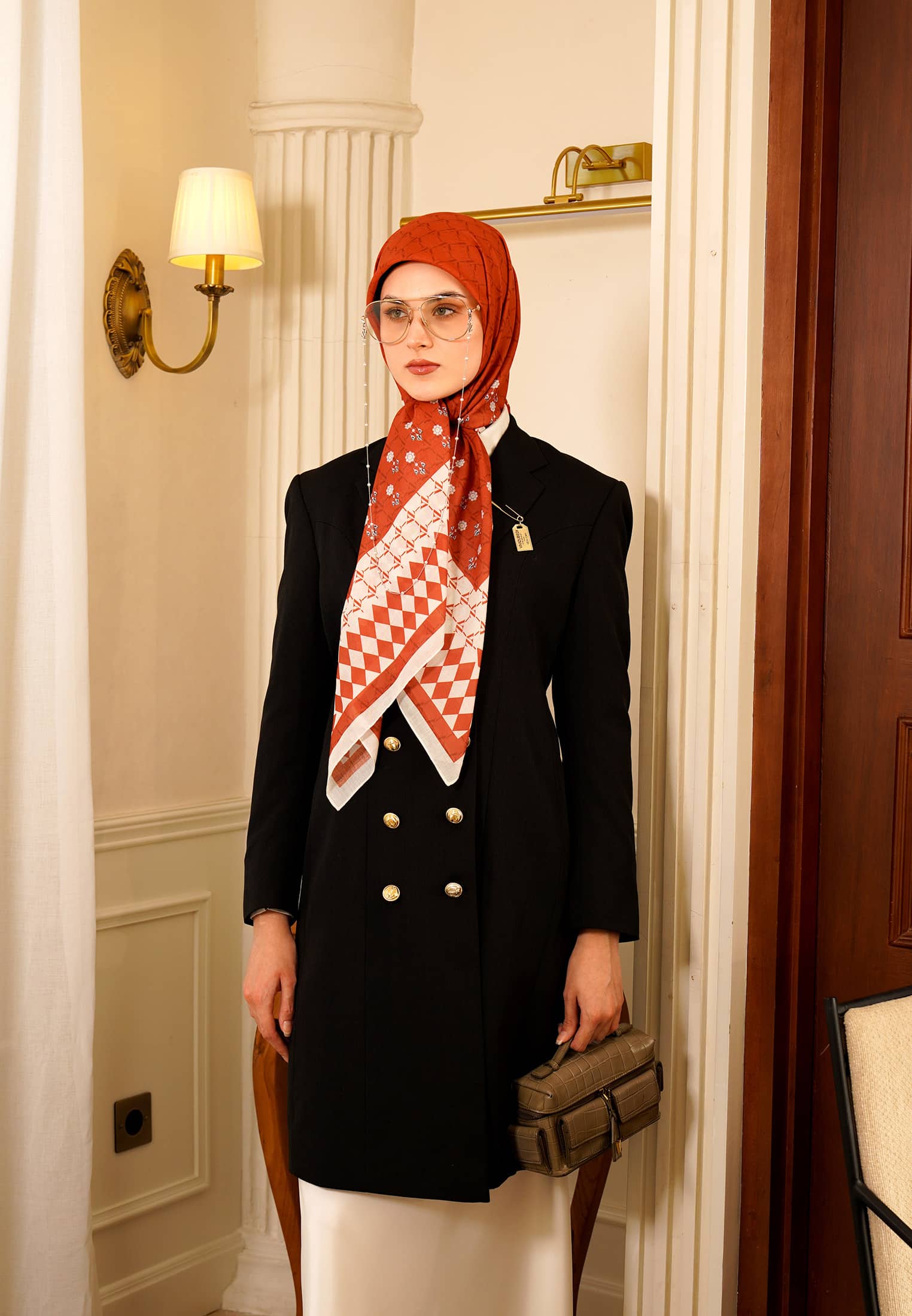 VZ Galechka Scarf 2.0 - Terracotta - Image 4