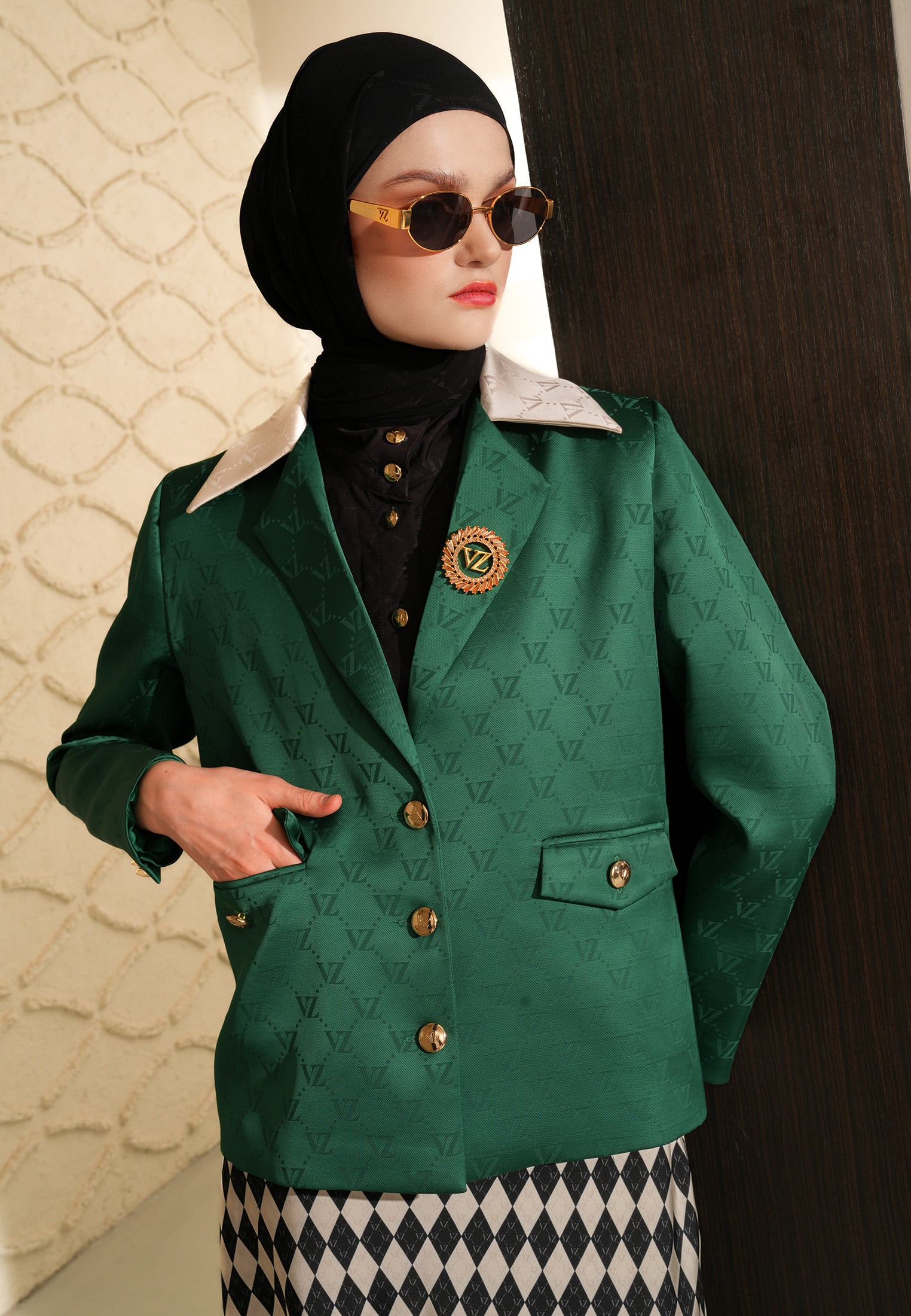 VZ Neoma Blazer - Emerald - Image 5