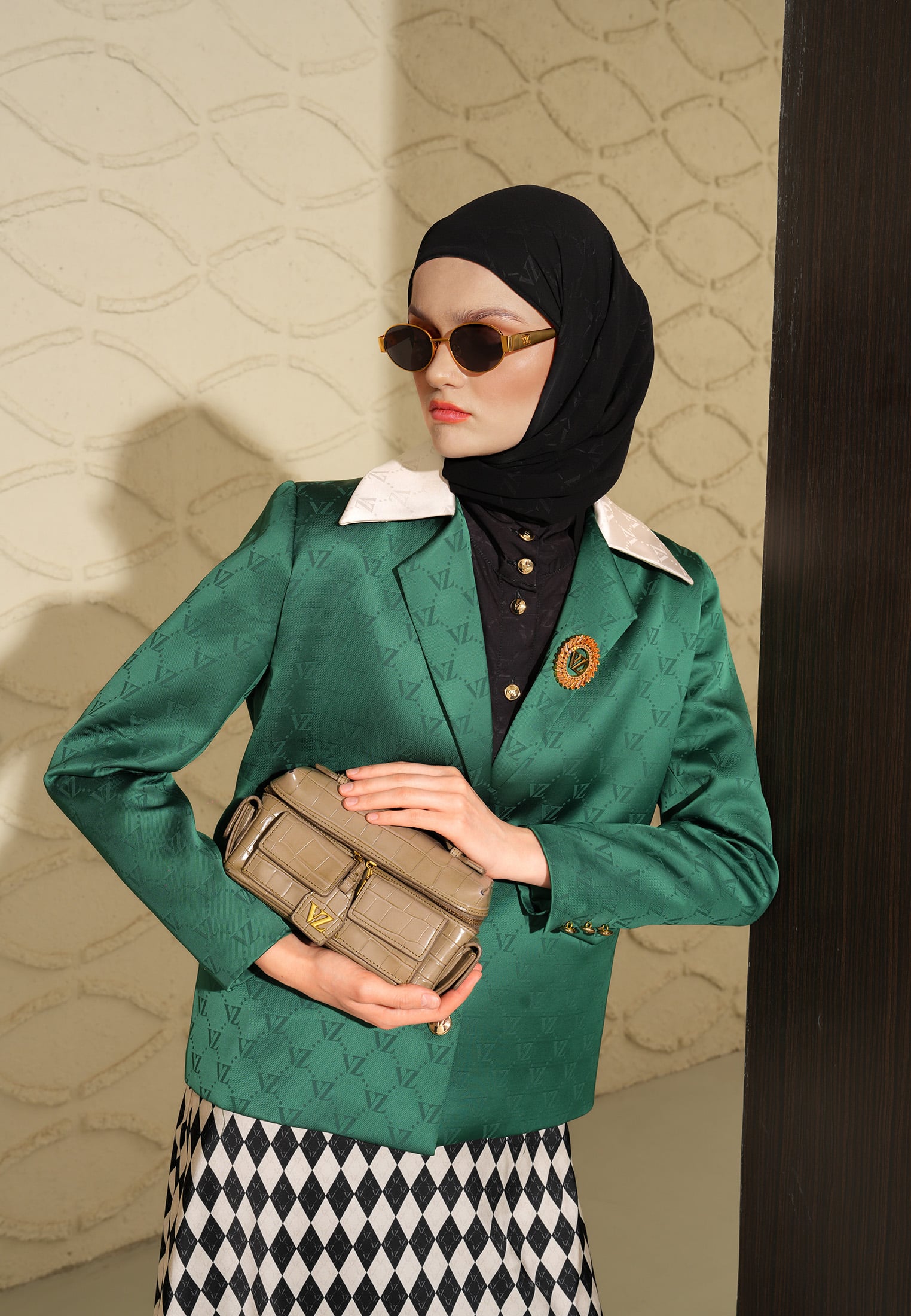 VZ Neoma Blazer - Emerald - Image 3