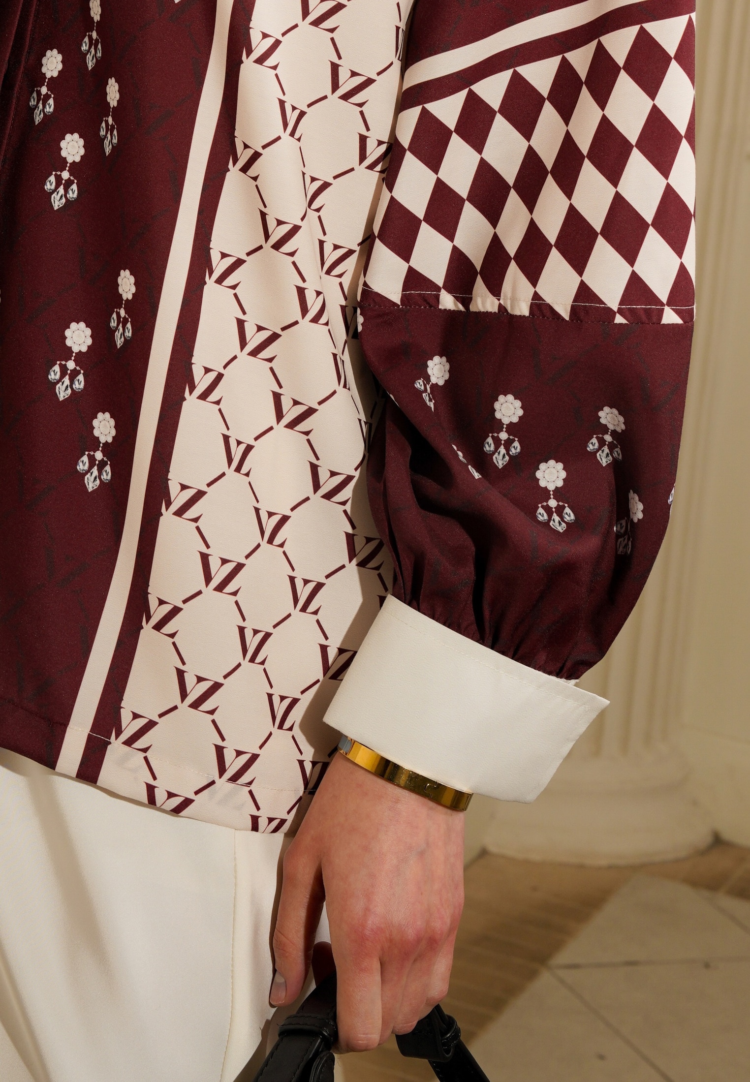 VZ Galechka Top - Maroon - Image 4
