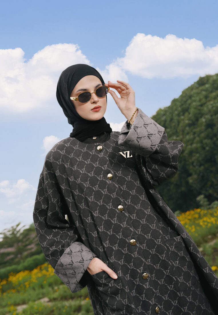 VZ Signaire Abaya - Charcoal