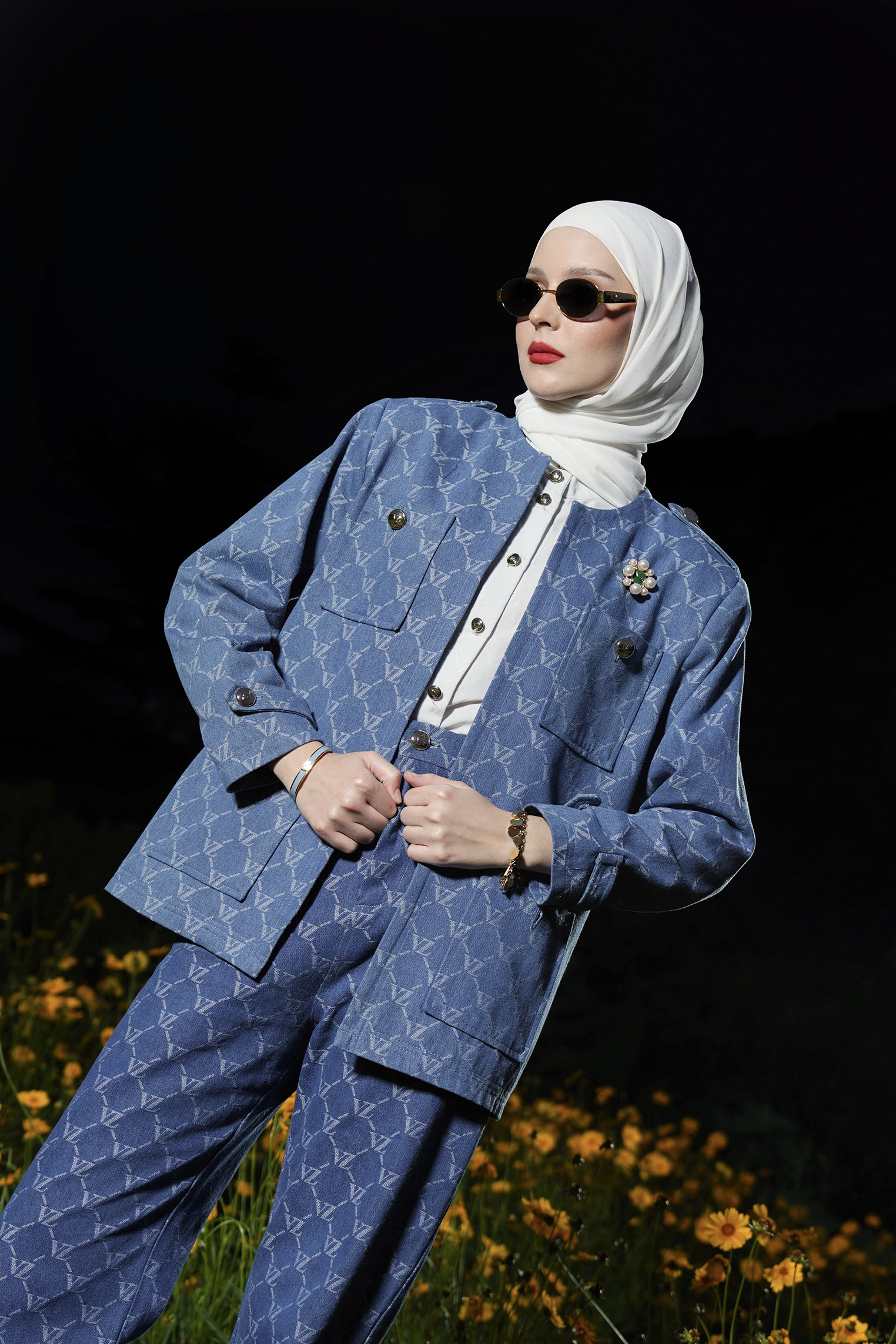 VZ Signaire Pants Set - Dark Blue