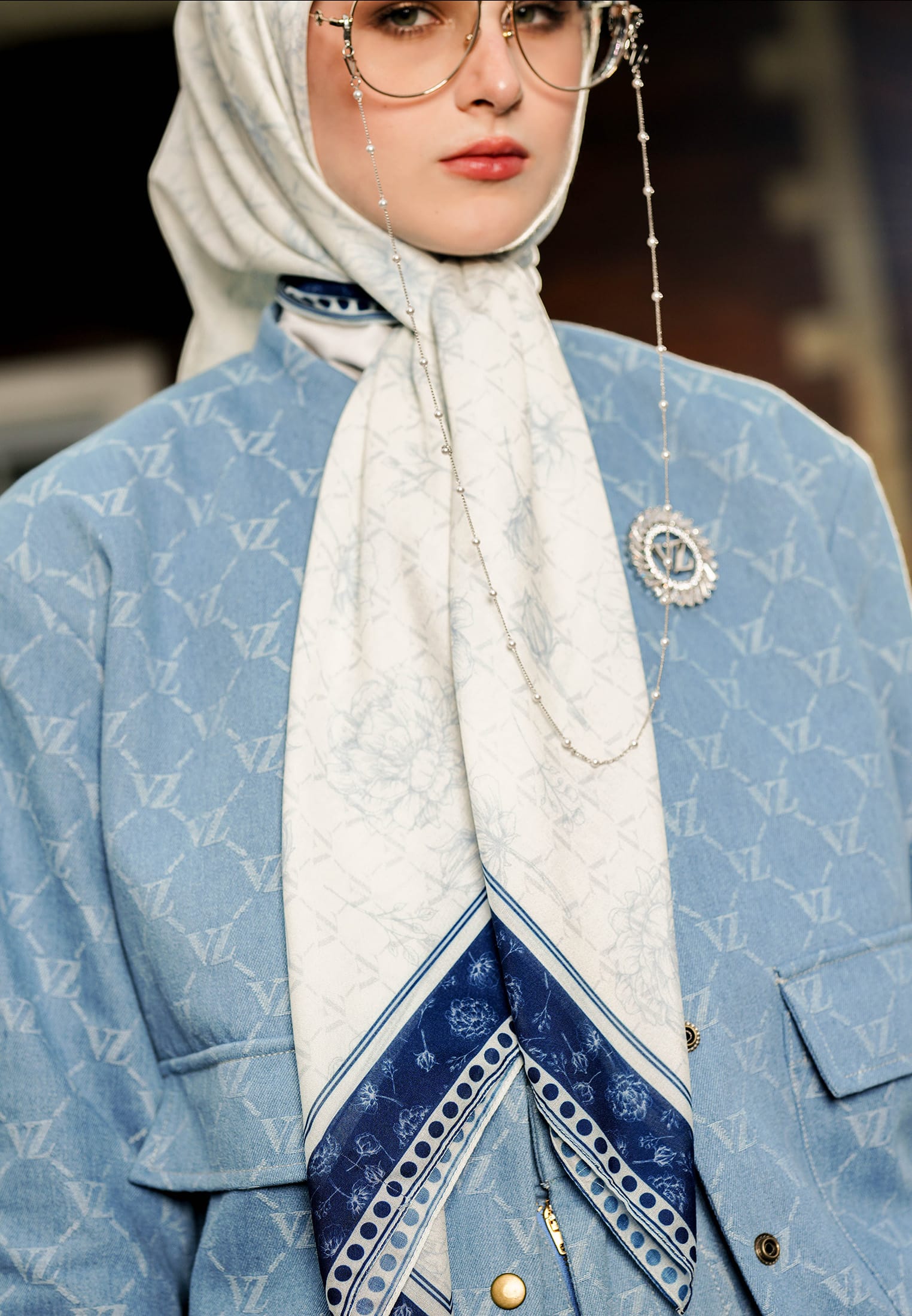 VZ Signaire Scarf 2.0 - Light Blue - Image 3